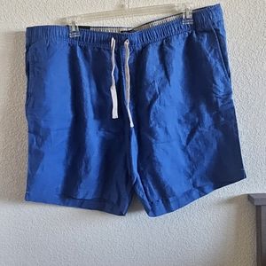 NWT blue Banana Republic Linen Shorts